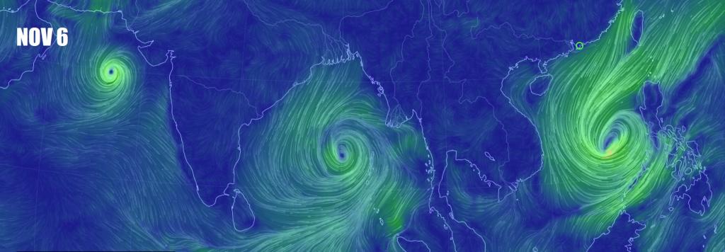 恒达平台 飓风布尔可能越过奥里萨